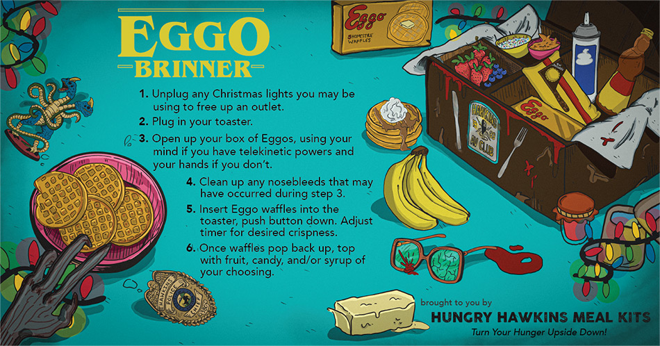 Stranger Things Meal Delivery Kit Graphic Stranger Things Meal Delivery Kit Graphic